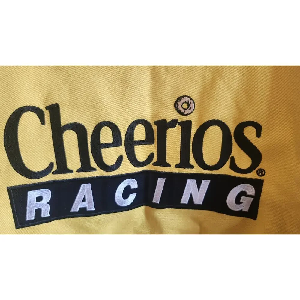 Vintage 90s Jeff Hamilton Cheerios NASCAR Jacket #26 Johnny Benson Roush L J69